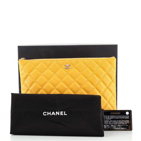 chanel medium o case|Chanel clutch.